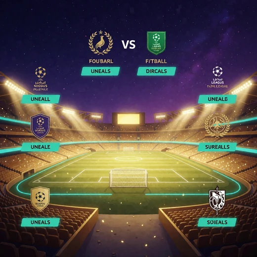 Leuchtendes Fu&szlig;ballstadion mit Spielpl&auml;nen als Symbol f&uuml;r die &uuml;ber 1.300 Fu&szlig;ball-Events bei Alawin Sportwetten