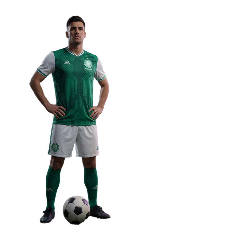 Fu&szlig;ballspieler vor einem Elfmeter mit Live-Wettm&auml;rkten als Motiv f&uuml;r die Alawin Sportwetten